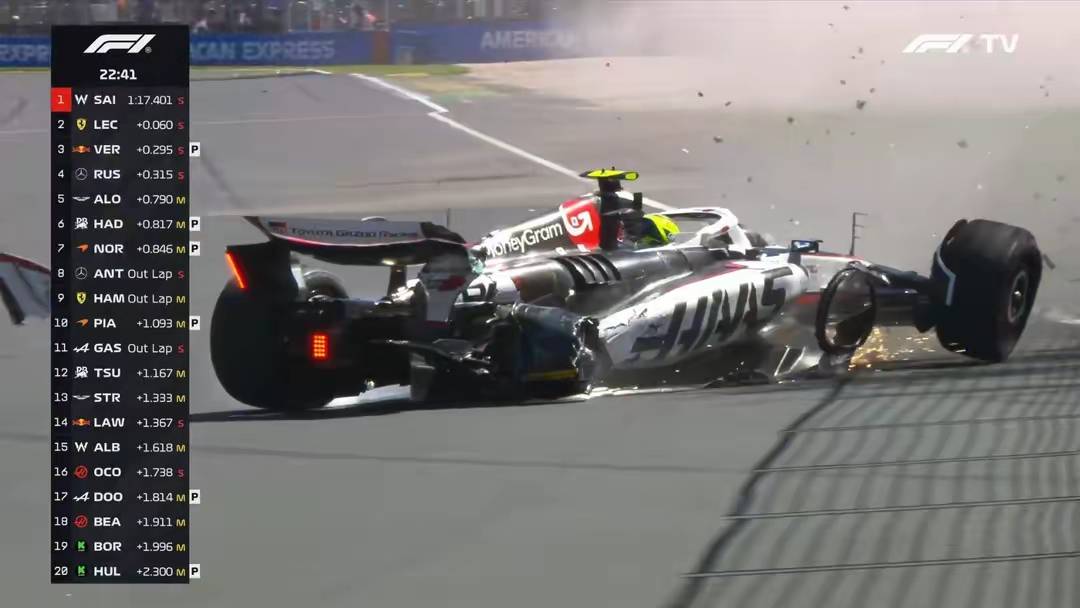 哈斯车队鏖战红牛二队，诺里斯带队取胜